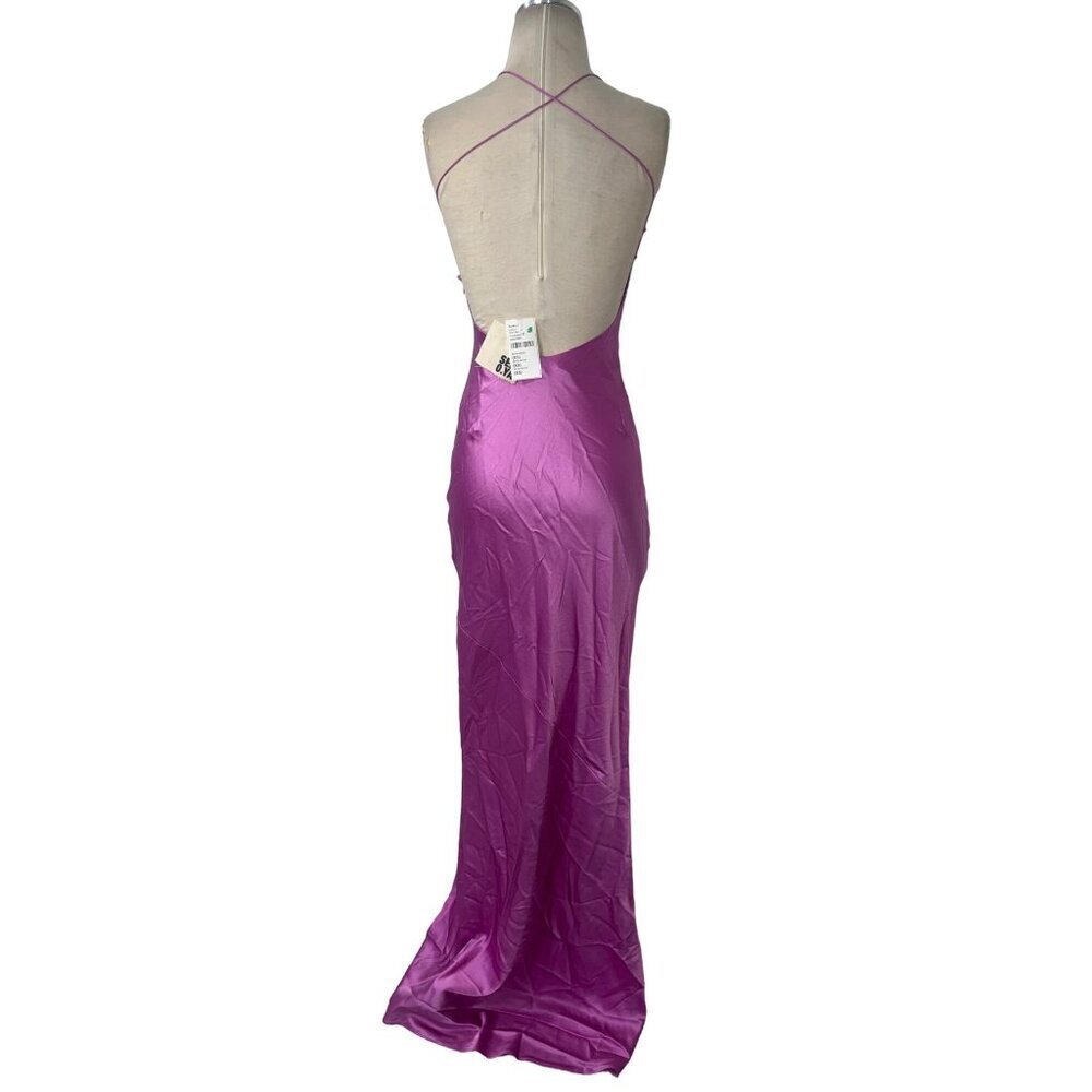 SER.O.YA Andie Silk Gown in Rose Bud New Womens Maxi Long Dress - Picture 6 of 16